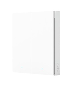 Aqara AQ-WRS-R02 Aqara Double H1 Wireless Interruptor - Zigbee 3.0 - Requer Aqara Hub - 7 ações configuráveis - Long Dur