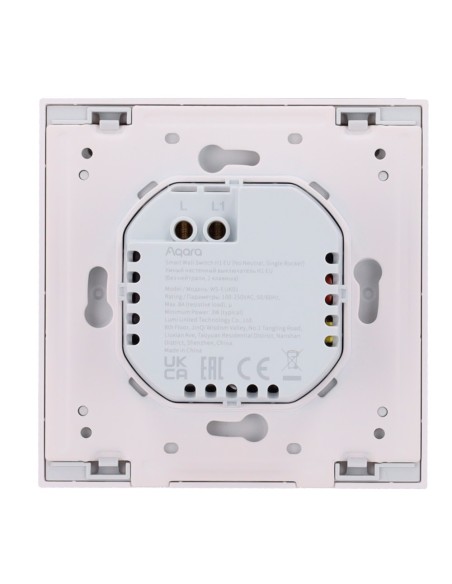 Acheter AQARA AQ-WS-EUK01 Interrupteur mural intelligent Aqara H1 - Contrôle 1 circuit d’éclairage indépendant - Installation de
