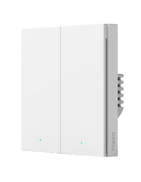 Comprar AQARA AQ-WS-EUK02 Aqara Interruptor Inteligente de Pared H1 - Controla 2 circuitos de luz independientes - Instala de fo