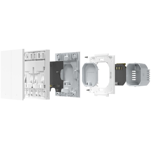 Aqara AQ-WS-EUK03 AQAA H1 - Switch Smart Wall 3.0 - Requer Aqara Hub - com neutro / proteção contra um