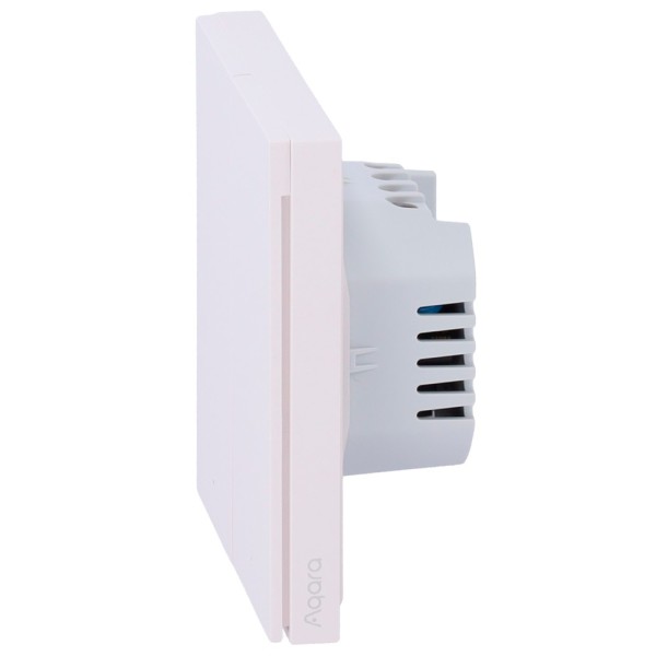 Comprar AQARA AQ-WS-EUK04 Aqara Interruptor Inteligente de Pared H1 - Controla 2 circuitos de luz independientes - Requiere cabl