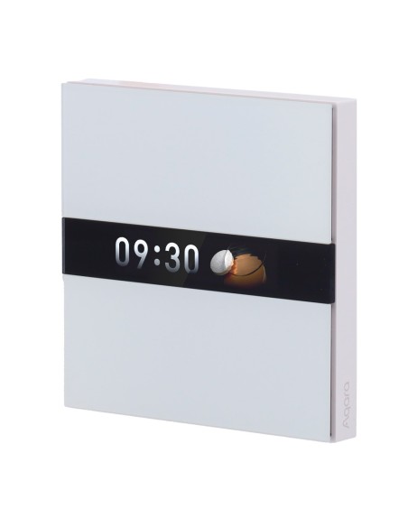 Comprar AQARA AQ-WS-K02D Aqara Interruptor de pantalla V1 EU - Pantalla LCD / 2 Canales  - Necesario HUB Aqara - Matter over Zig