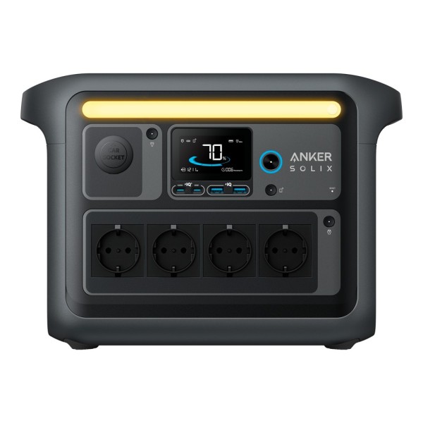 Anker Asox-C1000X Bateria portátil Anker Solix - Grande capacidade 1056Wh - Saída de potência 1800W - Saídas e formas de recarga