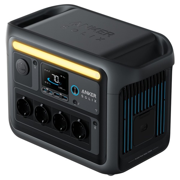 Acquista ANKER - SOLIX ASOX-C1000X Batteria portatile Anker Solix - Grande capacità 1056Wh - Potenza in uscita 1800W - Uscite e 