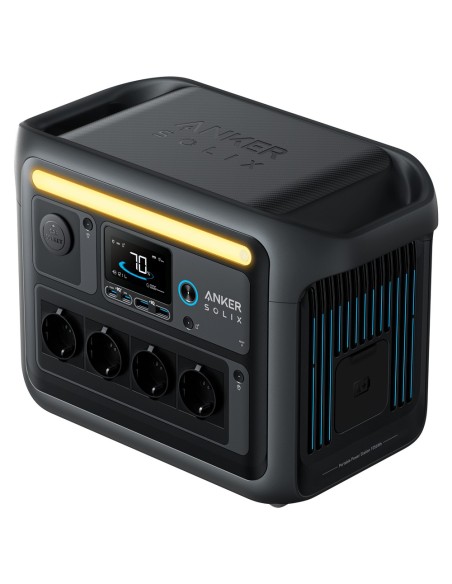 Anker Asox-C1000X Bateria portátil Anker Solix - Grande capacidade 1056Wh - Saída de potência 1800W - Saídas e formas de recarga