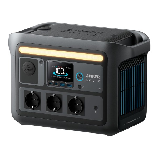Anker ASOX-C800X Battery Battery Ancer Solix - Grande Capacidade de 768Wh - Saída de potência 1200W - várias saídas e formulário