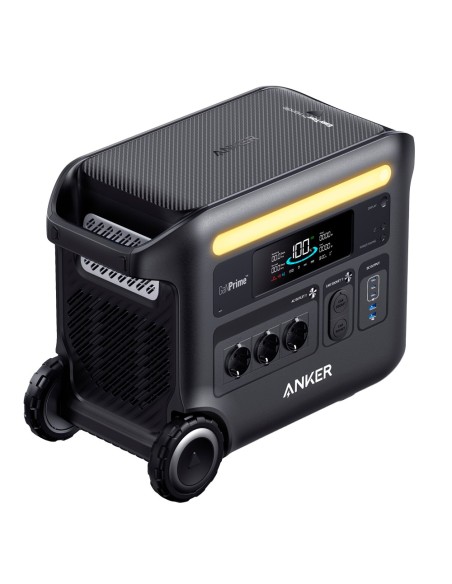Anker Asox-F2600 Battery Portátil Solix Anker - Grande Capacidade 2560Wh - Saída de potência 2400W - Saídas e formas de recarga