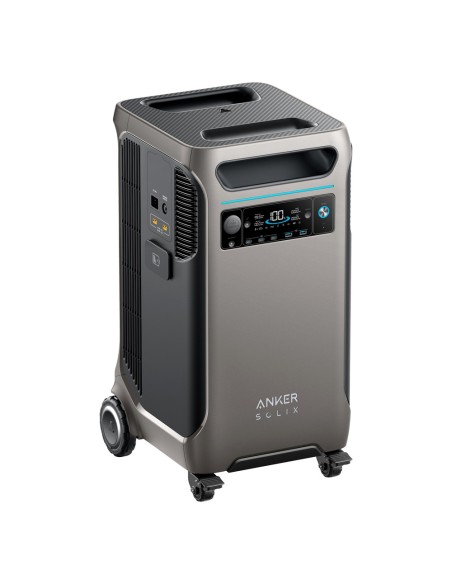 Anker Asox-F3800 Bateria portátil Anker Solix - grande capacidade 3840Wh - Saída de potência 6000W - Saídas e formas de recarga