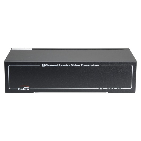 OEM BA608P-HD Video Balun 4n1 (HDTVI, HDCVI, AHD e CVBS) - 8 canais passivos - Inclui 8 BA612P-HAC - BNC e RJ45 - ALCA