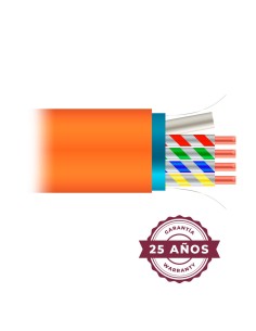 Safire-FTP6A-500-H-C-Cabo FTP CAT 6A Livre de halogênio - Driver 99,9% Cobre - CPR Classe: DCA - Rolo de 505 metros / cor NA