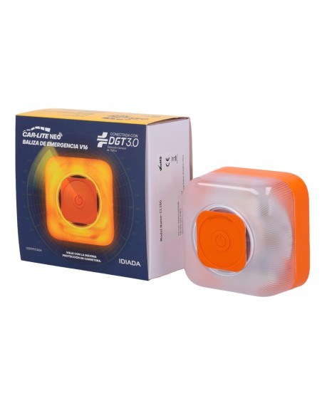 Acquista QUECLINK BALIZA-V16-DGT Faro compatibile con la piattaforma DGT 3.0 - Luce di emergenza a 360º visibile fino a 1 km - P