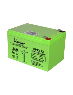 Batt Batt Batt-1212-U UTrower - Bateria recarregável - Tecnologia de chumbo de ácido AGM - Tensão 12 V - Capacidade 12.0 AH - 10