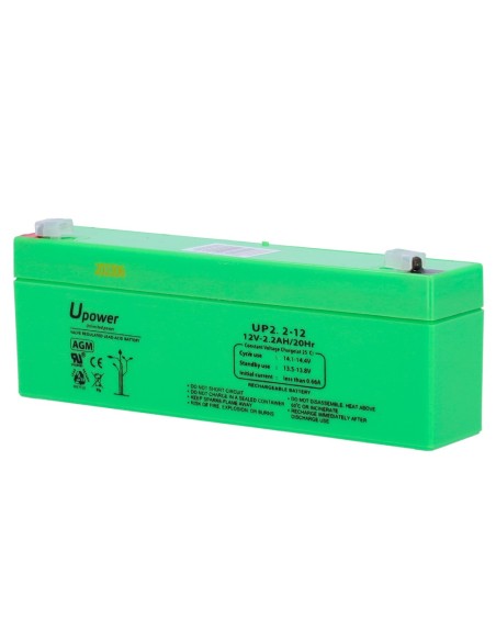 Comprar MASTER BATTERY BATT-1223-U Upower - Batería recargable - Tecnología plomo ácido AGM - Voltaje 12 V - Capacidad 2.2 Ah - 