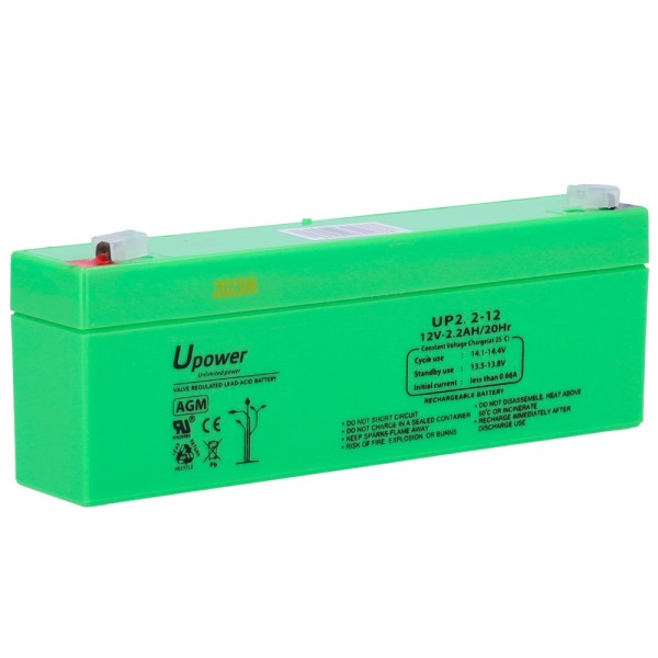 Acheter MASTER BATTERY BATT-1223-U Upower - Batterie rechargeable - Technologie plomb-acide AGM - Tension 12 V - Capacité 2,2 Ah