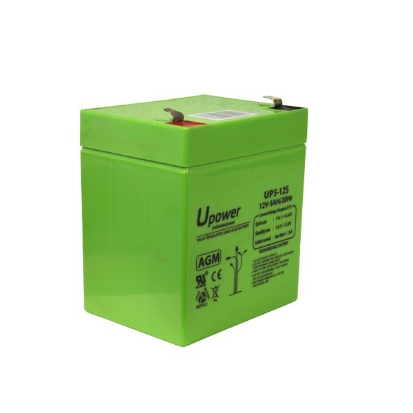 Bateria Master Batt-1250-U UTrower - Bateria Recarregável - Tecnologia de Chumbo AGM ácido - Tensão 12 V - Capacidade 5,0 ah - 1