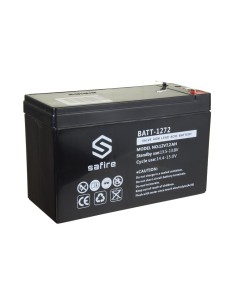 Safire Batt-1272 bateria recarregável - tecnologia de chumbo AGM ácido - tensão 12 V - Capacidade 7,2 ah - 94 x 151 x 65 mm / 22 2