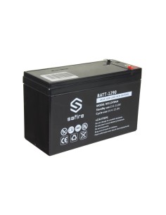 Kaufen SAFIRE BATT-1290 Wiederaufladbarer Akku – AGM-Blei-Säure-Technologie – Spannung 12 V – Kapazität 9,0 Ah – 100 × 151 × 65  2