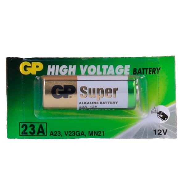 Batt Batt Batt-23A GP - Pilha 23A / A23 / MN21 / GP23A / 8LR932 - Tensão 12 V - Alcalina - Capacidade nominal 53 Mah - Compa