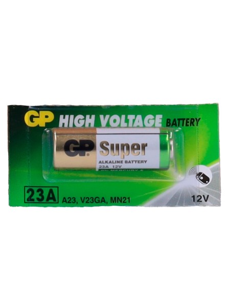 Comprar OEM BATT-23A Pila 23A / GP23A / A23 / MN21 / 8LR932 - GP - Alcalina Zn-MnO2 no recargable - Tensión 12V - Capacidad nomi