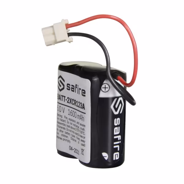 Acquistare SAFIRE BATT-2XCR123A Safire - Confezione di batterie CR123A / CR17345 / 5018LC - In guaina termoretraibile con connet