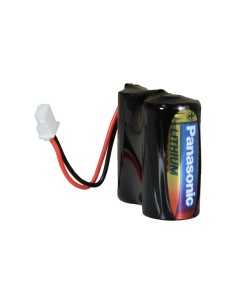 Comprar OEM BATT-2XCR123A-P Panasonic - Pack de pilas CR123A / CR17345 / 5018LC - En retráctil con conector Molex 5284 - Voltaje