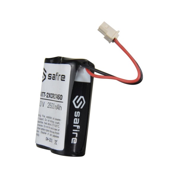 Safire Batt-2xcr17450 Safire - Bateria CR17450 / 4 / 5A / Cr8l - Retrayable com Molex 5284 Tensão - Tensão 6 V / Lithium 