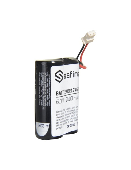 Safire Batt-2xcr17450 Safire - Bateria CR17450 / 4 / 5A / Cr8l - Retrayable com Molex 5284 Tensão - Tensão 6 V / Lithium 