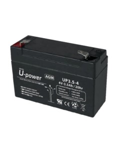 Comprar MASTER BATTERY BATT-4035-U Upower - Batería recargable - Tecnología plomo ácido AGM - Voltaje 4 V - Capacidad 3.5 Ah - 6