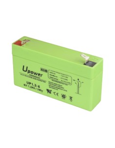 Batt Batt Batt-6013-U UTrower - Bateria Recarregável - Tecnologia de Atividade de Chumbo Ácido - Tensão 6 V - Capacidade 1,3 ah 