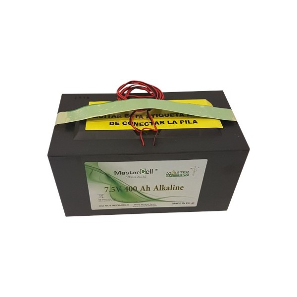 Bateria Mestre Batt-75V-3000WH Bateria de Zinc-Air - Tensão 7,5 V - Capacidade 3000 wh - 120 x 125 x 221,6 mm / 5,65 kg - para r
