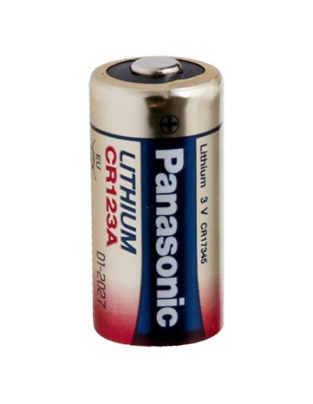 OEM Batt-CR123A-P Panasonic - Stack CR1123A - Tensão 3.0 V - Lítio - Capacidade nominal 1550 MAH - Compatível com produtos C