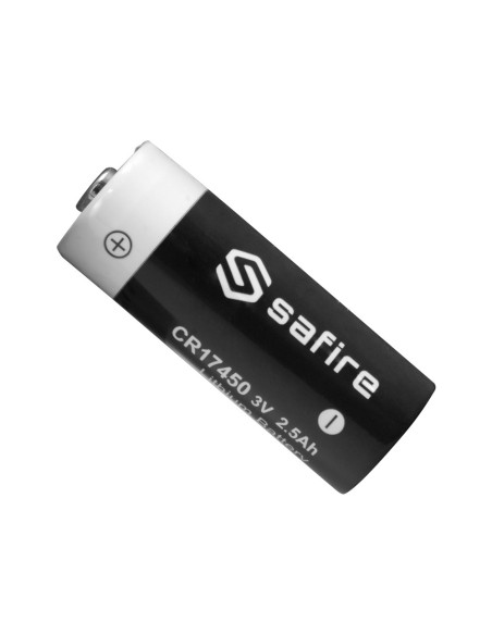 Comprar SAFIRE BATT-CR17450 Safire - Pila CR17450 / 4/5A / CR8L - Litio - Voltaje 3 V - Capacidad nominal 2500 mAh - Compatible 