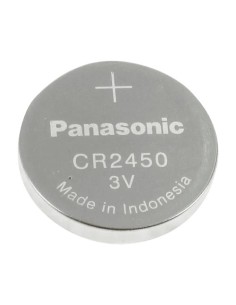 OEM BATT-CR2450 Panasonic - Pilha CR2450 - Tensão 3.0 V - Lítio - Capacidade nominal 620 MAH - Compatível com Catache Products