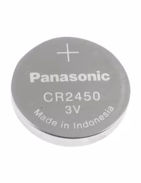 Comprar OEM BATT-CR2450 Pila de botón CR2450 - Panasonic - Litio Li-MnO2 no recargable - Tensión 3.0V - Capacidad nominal 620mAh