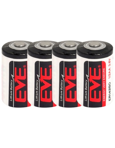 Acheter OEM BATT-ER14250-EVE EVE - Pile 1/2 AA / ER14250 - Lithium. Tension 3,6 V - Prix par pile. Vente en pack de 4 - Capacid