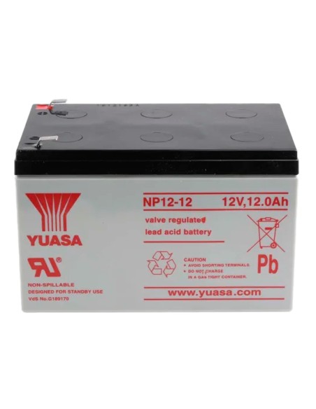 OEM BATT-NP12-12 YUSA NP12-12 - bateria recarregável - tecnologia de chumbo de ácido AGM - capacidade de 12 ah / 12 V - 98 x 151