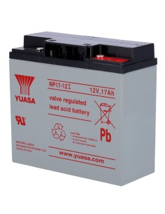 Comprar OEM BATT-NP17-12 Yuasa NP17-12I - Batería recargable - Tecnología plomo ácido AGM - Capacidad 17 Ah / 12 V - 167 x 76 x 