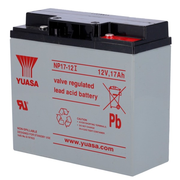 OEM Batt-NP17-12 Yuasa NP17-12I - Bateria recarregável - tecnologia de chumbo de ácido AGM - capacidade de 17 ah / 12 V - 167 x 