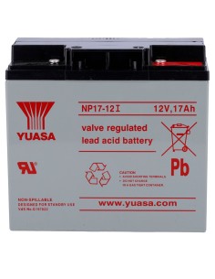 Acheter OEM BATT-NP17-12 Yuasa NP17-12I - Batterie rechargeable - Technologie plomb-acide AGM - Capacité 17 Ah / 12 V - 167 x 76 2