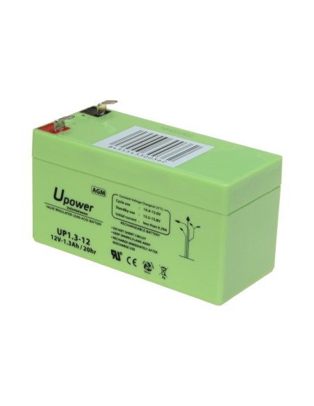 Bateria Mestre Batt1213-U UTrower - Bateria Recarregável - Tecnologia de Chumbo de Ácido AGM - Tensão 12 V - Capacidade 1,3 ah -