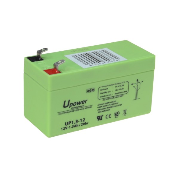 Acquista MASTER BATTERY BATT1213-U Upower - Batteria ricaricabile - Tecnologia al piombo acido AGM - Tensione 12 V - Capacità 1,