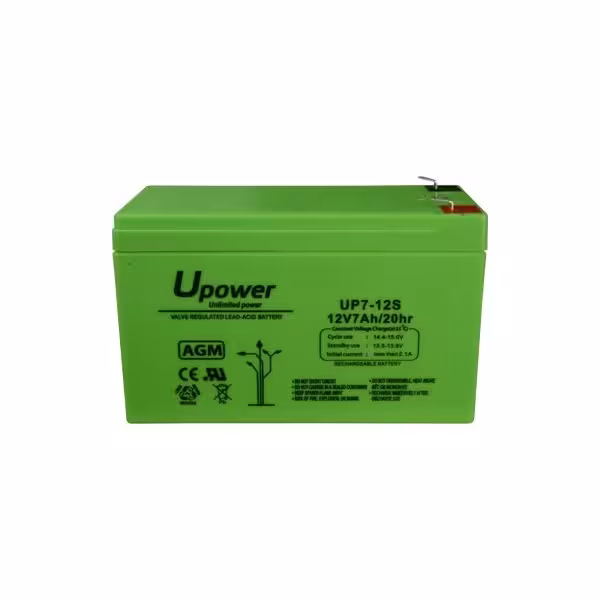 Kaufen MASTER BATTERY BATT1270-U Upower – Wiederaufladbarer Akku – AGM-Blei-Säure-Technologie – Spannung 12 V – Kapazität 7,0 Ah