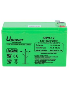 Bateria Mestre Batt1290-U UTrower - Bateria Recarregável - Tecnologia de Chumbo de Ácido AGM - Tensão 12 V - Capacidade 9,0 ah - 2