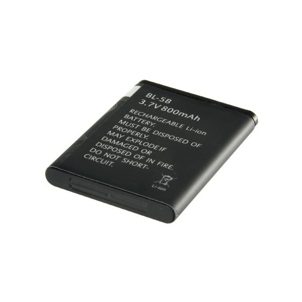 Comprar CHUANGO BL-5B Batería de respaldo - Lítio - Recargable - 3.7 V - 900 mAh - Compatible con paneles de alarma BL-5B