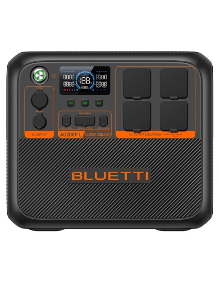 Comprar BLUETTI BL-AC200PL Batería portátil Bluetti - Gran capacidad 2304Wh - Potencia salida 2400W max - Salidas y formas de re