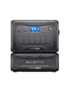 Bluetti BL-AC300-1XB300K Kit Bluetti Battery Domestic - Capacidade 2765Wh - Power 3000W - Formas e formulários de recarga múltip