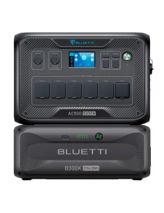 Bluetti BL-AC500-1XB300K Kit Bluetti Battery Doméstico - Capacidade 2765Wh - Potência 5000W - Múltiplas descansas e formulários