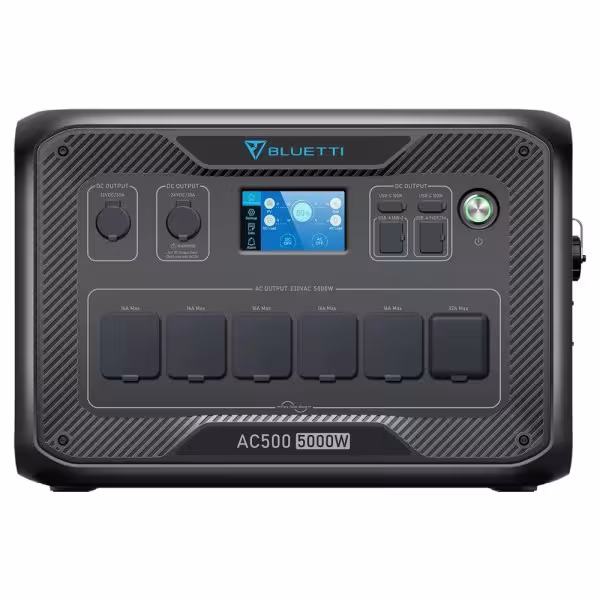 Comprare BLUETTI BL-AC500-1XB300K Kit batteria domestica Bluetti - Capacità 2765Wh - Potenza 5000W - Uscite e modalità di ricari