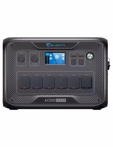 Comprare BLUETTI BL-AC500-1XB300K Kit batteria domestica Bluetti - Capacità 2765Wh - Potenza 5000W - Uscite e modalità di ricari