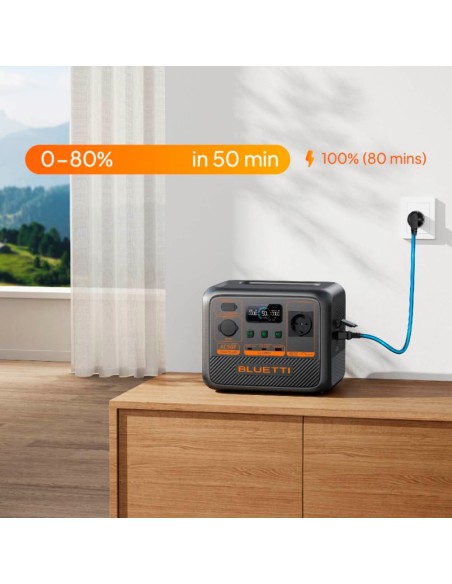 Acheter BLUETTI BL-AC50P Batterie portable Bluetti - Grande capacité 504Wh (18Ah) - Puissance de crête 1200W - Sorties et modes 